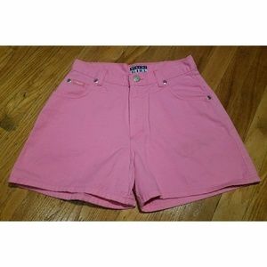 Pink High Waisted Shorts